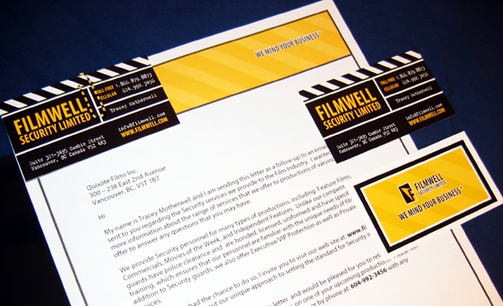 Filmwell Security - Logo Design, Brand Identity, Press Kit, Website Design - Vancouver, BC