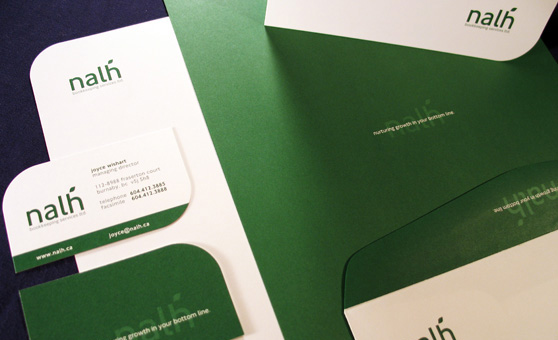 NALH Bookkeeping Services - Logo Design, Corporate Identity, Branding, Vancouver, Burnaby, BC