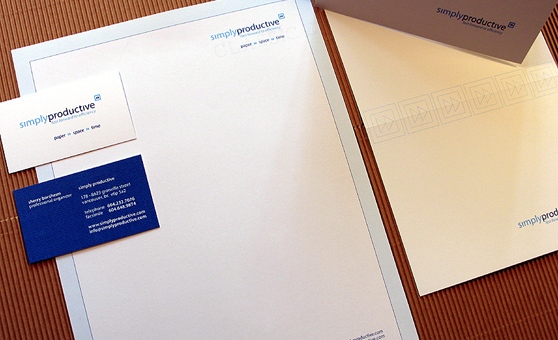 Simply Productive Logo Design, Corporate Identity, Branding, Book Jacket Design - Vancouver, BC