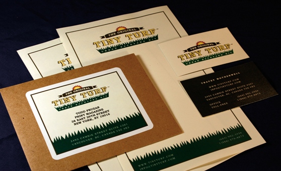 Tiny Turf Urban Backyard Kit - Logo Design, Branding, Corporate Identity, Packaging, Web Site Design - Vancouver, BC