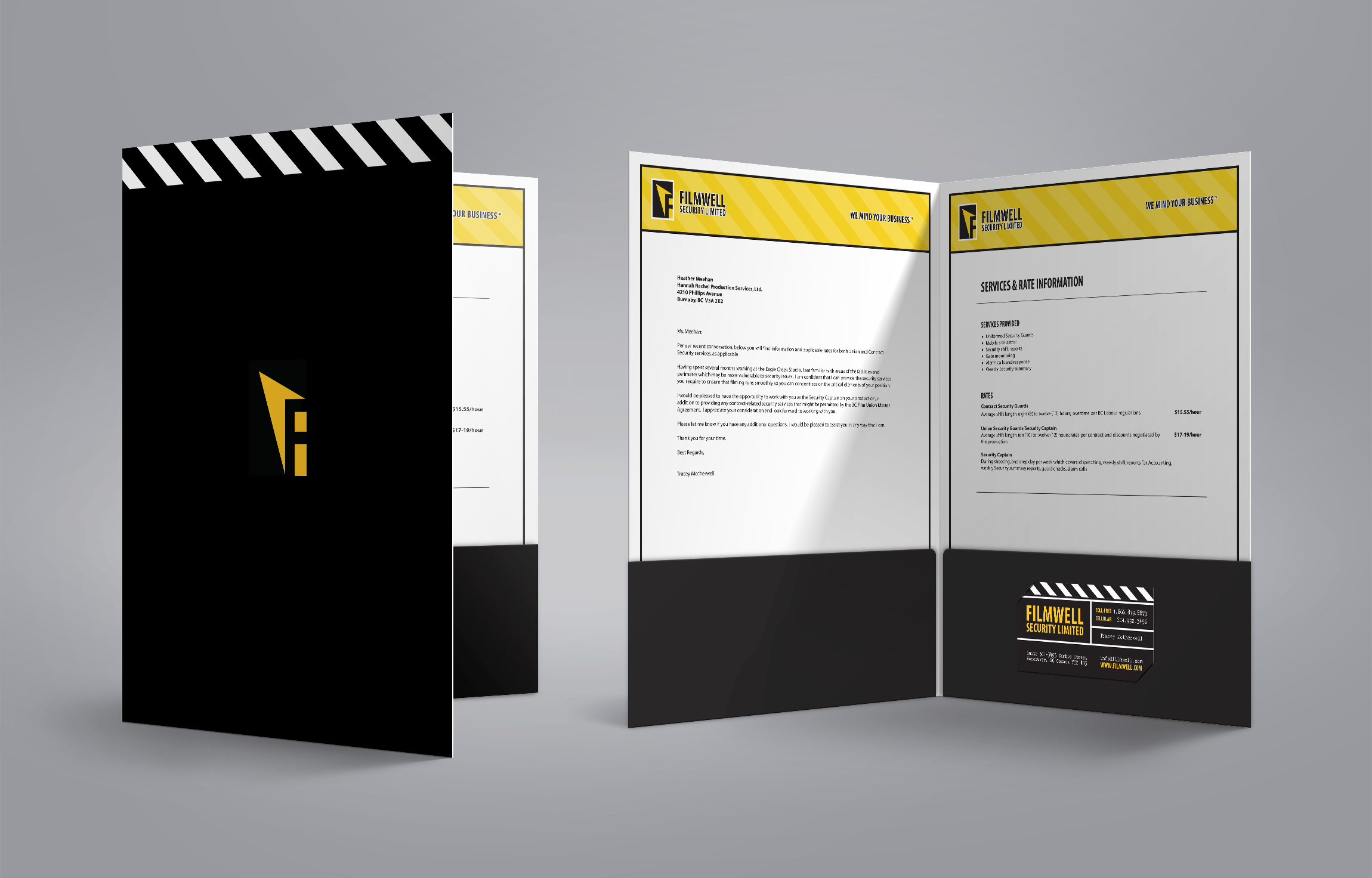 Vancouver Presentation Folder Design