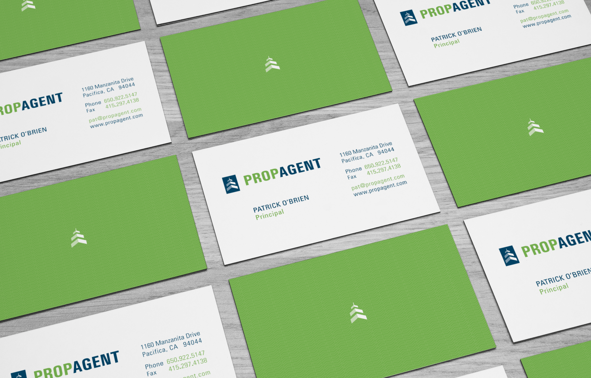 Commercial Real Estate Company Business Card Design