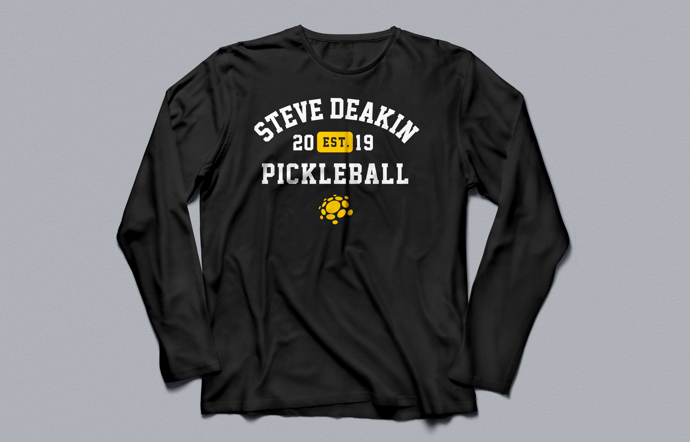 Steve Deakin Pickleball - T-Shirt Design